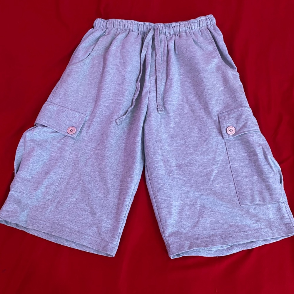 Comfy Grey Sweat Shorts